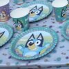 Platos de Cumpleaños Bluey x12