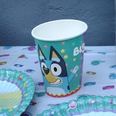Vasos de Cumpleaños Bluey x12