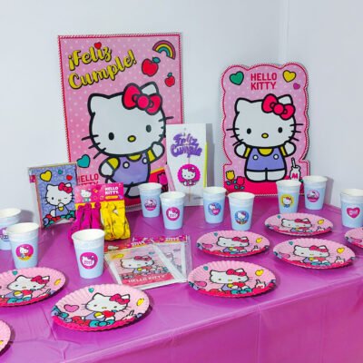 Combo Cumpleaños Hello Kitty