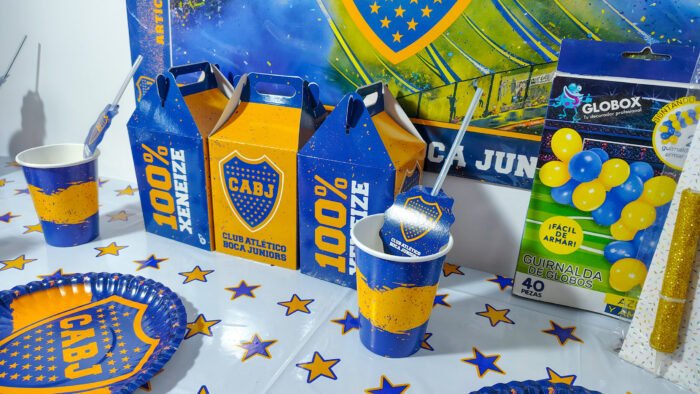 Combo Cumpleaños Boca Juniors