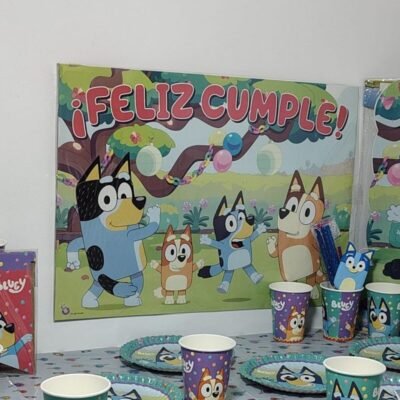 Afiche "FELIZ CUMPLE" Bluey