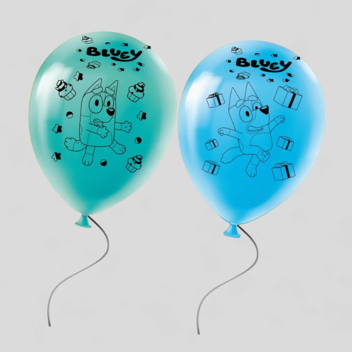 Globos de Cumpleaños Bluey x6